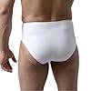 Beman 602 - Slip Erniario Inguinale Uomo Contenitivo a Compressione Graduata Rinforzo Interno in Cotone, Sportivo Contenimento Ernia Inguinale Uomo (4/L, Bianco)