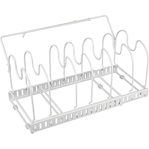 Wahei Freiz RG-0450 Frying Pan Rack, Telescopic, 13.0-22.4 x 7.7 inches (33-57 x 25.5 x 19.5 cm), Handle Stopper, Kitchen, Storage, Float