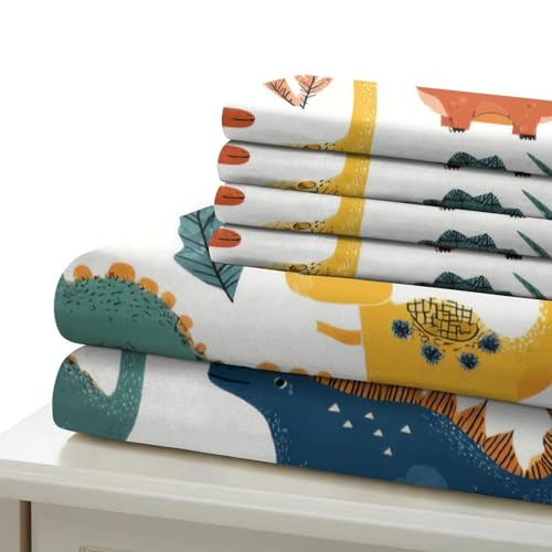 Housse de couette dinosaure 3D microfibre douce et finitions premium - 7