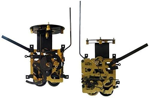 Regula 25/41 Cuckoo Wall Clock Mechanism Movement by QWIRLY - Replacement Part for Analog Clocks with Bird Rod, Chains, Stop Rings and Weight Hooks, 1-Day, Pendulum Length 23.5 cm / 9 1/4 inches