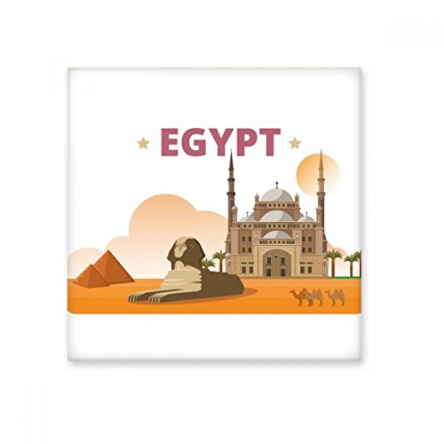 Carreaux céramique peints à la main au motif Sphinx d'Égypte L