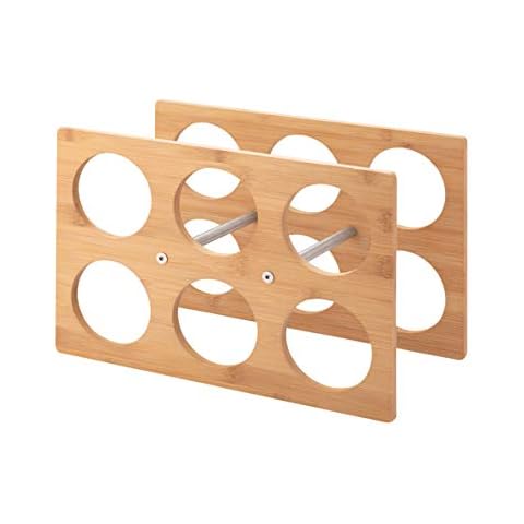 axentia Casier à Vin en Bambou Cover