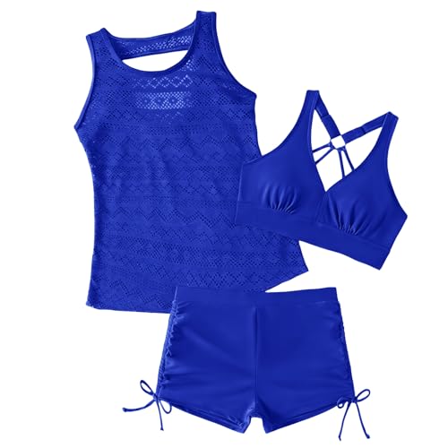 Maillot de bain tankini 3 pièces fluide pour vos après-midis au spa et soirées de plage