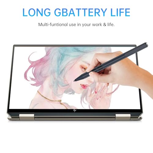 Image of Microsoft Surface Pen - Stylus for Pro 11 /9 /8 /X /10 /7+ /7 /6 /5 /4 /3, Laptop /Studio /Book 5 /4 /3 /2 /1, Palm Rejection, 1024 Pressure Sensitivity, 2500h Working Hours, Black