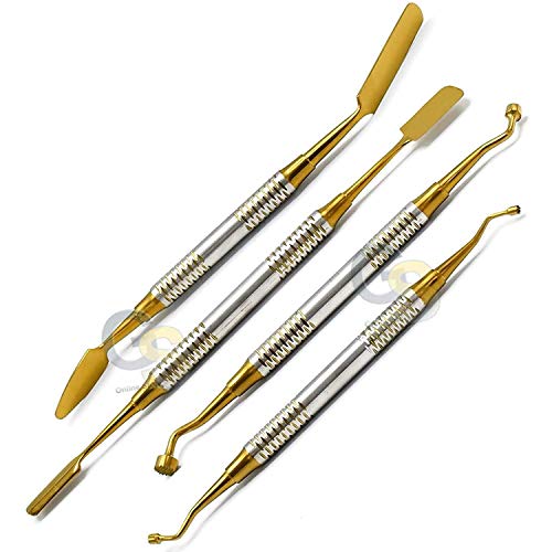 G.S PRF Set of Bone Carrier Spoon Dental Kit Dental Instrument Gold DN-2190 Best Quality