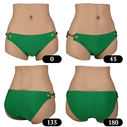 RITMI Calcinhas de silicone macio para crossdressing modelador de quadril roupa íntima sexy escondid