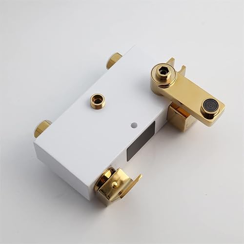 Miniatura 4 de QUUL Sistema de ducha termostática de baño blanco mezclador de agua fría y caliente grifo de baño cuadrado con rociador negro juego de ducha digital