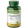 Nature's Bounty Cranberry 4200mg With Vitamin C, Urinary Health & Immune Support, Cranberry Concentrate, 250 Rapid Release Softgels