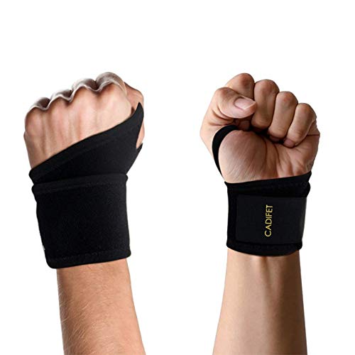 Wrist Brace for Carpal Tunnel, Adjustable Wrist Wrap Support Brace for Arthritis and Tendinitis, Wrist Strap with Pain Relief, Fit for Both Left Hand and Right Hand-Single