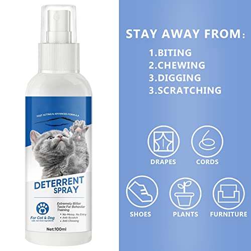 Pdtxcls CAT REPELLENT-1 Spray Deterrent, Cat Repellent Spray, Effective Cat Scratch Furniture Protector-Stay Away From Restricted Areas-For Pet Behavior Training-Indoor And Outdoor Use thumb #5