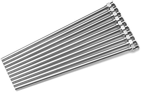 10 Pack - Dispensing Needle 8G x 5" - Blunt Tip, Luer Lock, All Metal (Stainless Steel)