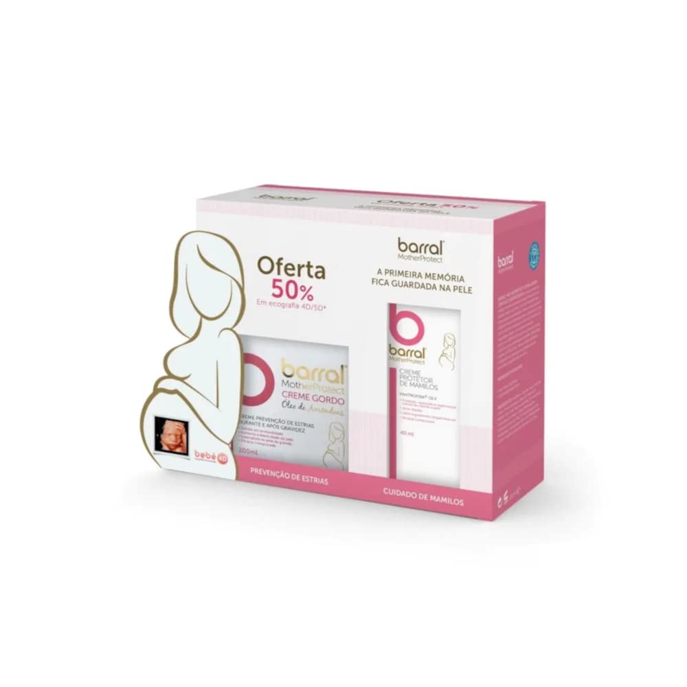 Barral MotherProtect Crème Grosse 200 ml + Crème Protetor Mamilos 40 ml