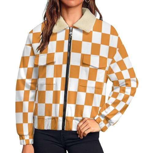 Chaqueta cómoda e informal para días fríos y paseos artísticos de invierno