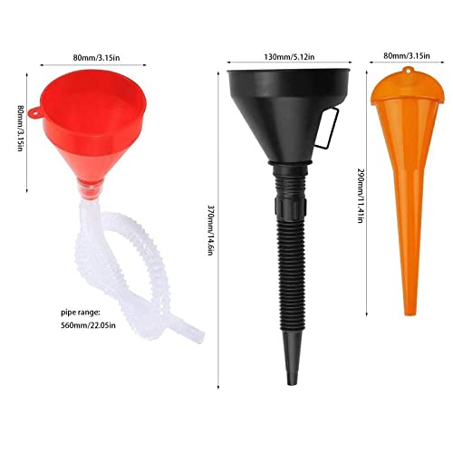 Set Imbuti Flessibili 3 Pezzi - Per Rabbocco Liquidi Auto, Moto E Casa - Foto 8