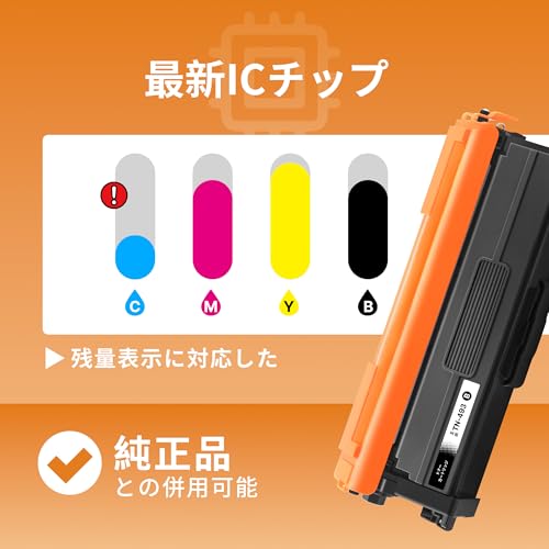 undefined TN-493 トナーカートリッジ ブラザー 用 トナー TN-491 TN491 4色セット Brother 用 トナー 493 491 大容量タイプ HL-L8360CDW HL-L9310CDW MFC-L8610CDW MFC-L9570CDW プリンタートナー の商品画像 3