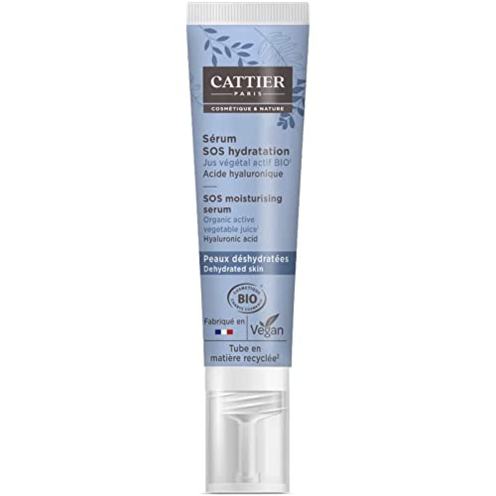 Cattier SOS Moisturising Serum Dehydrated Skins Organic 30ml