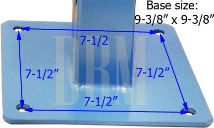 Manual Floor Mountable Pedestal Compact Metal Bender Bending 7 Dies 1" - 3 #TOP5