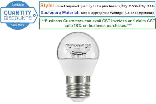 Image of LEDVANCE Osram 4.9 Watt E27- Dimmable- Led Lamp- Screw /Thread Type Lamp /Bulb- Round- Warm White 2700K- Pack of 3