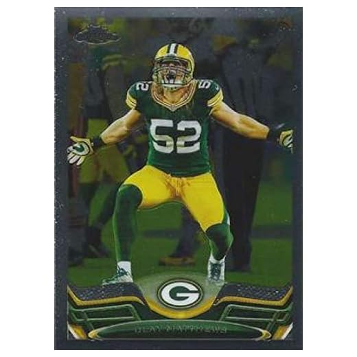 2013 Topps Chrome #107 Clay Matthews Packers NFL Football Card NM-MT