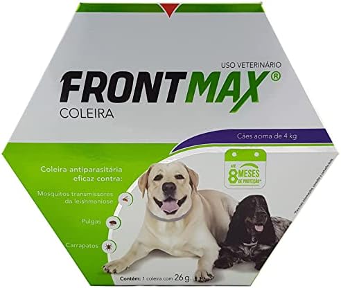 Coleira Antiparasitária Vetoquinol Frontmax para Cães Acima 4 Kg ...