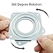 Murtenze 2 Pack 3 Inch Lazy Susan Turntable Bearing - Heavy Duty Lazy Susan with Steel Ball Bearing Rotating Tray, Square Swivel Plate for Dining Table, Cabinet