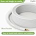 Syston Cable Technology 14/4 Stranded Audio Loud Speaker Cable Wire UL/ETL CL3R CMR FT4 14 AWG 4 Oxygen Free Pure Bare Copper OFC Conductors Indoor in-Wall Outdoor UV Resistant RoHS White 30 ft