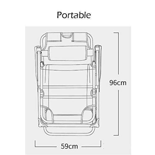 Chaise longue zéro gravité pliable noire | Support max 200 kg pour bureau et jardin