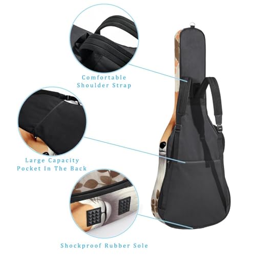 Sac pour guitare multicolore idéal pour aller en cours ou en répétition