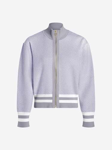 Image of SuperPrity Cardigan Sweaters for Women Long Sleeve Zip Up Lightweight Knit Jacket 2024 Fashion Fall Baseball Coats Outwear