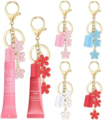Lip Balm Cap Keychain for Summer Fridays Lip 0.5oz Gloss With Flo...