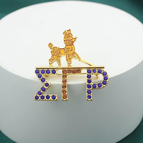 Image of Rhinestone SGRho Sorority Brooch Pin for Women Sigmaa Gamma Rho Gift Greek Sorority Jewelry Paraphernalia Gift for Soror