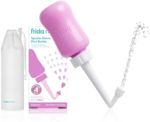 Frida Mom Upside Down Peri Bottle for Postpartum Care | The Original Fridababy MomWasher for Perineal Recovery and Cleansing After Birth