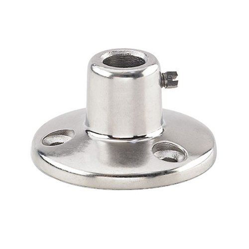 Cole-Parmer Lab Frame Foot, Stainless Steel, Accommodates 0 to 0.5" Dia Rod s