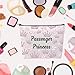 MNIGIU Funny Girlfriend Cosmetic Bag Passenger Princess Makeup Bag Passenger Princess Gift