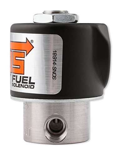 Solenoide de combustible de 400 HP con bajo consumo de 2.8 Amp y entrada NPT de 1/8 pulgadas