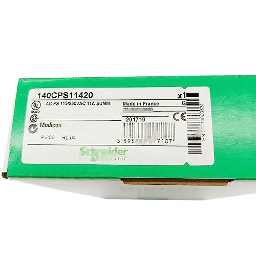Módulo PLC 140SCPS11420 de fuente de alimentación para sistemas de control Quantum 3