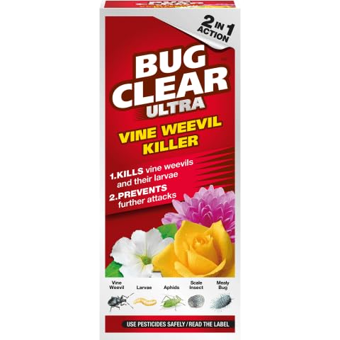 BugClear Ultra Vine Weevil Killer 480ml | Systemic Insecticide for Ornamental Plants & Container Grown Shrubs | Kills Larvae & Adult Weevils | Protects for Up to 2 Months