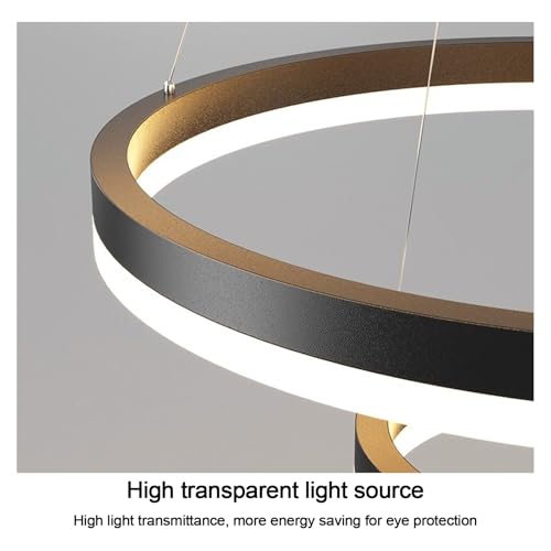 Lampe pendante LED variable de 2700K à 6500K avec télécommande - 5