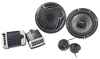 Rockville RV65.2C 6.5" Component Car Speakers, 750W, 4 Ohm, CEA Rated, Polypropylene Woofer, Butyl Surround, PEI Tweeter, Perfect for Car Audio