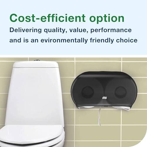 Image of Tork Jumbo Toilet Paper Roll White T22, Universal, 2 ply, 8x1000', 221008