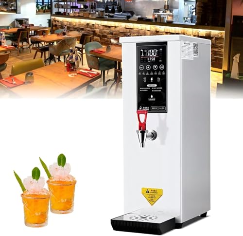 Electric Hot Water Dispenser, 25L Catering Urn, 2500W with Customisable Temperature, 60L/H Output for Rapid Brewing of Coffee, Tea, Milk, and Hot Beverages