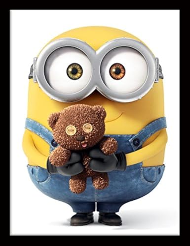 MINIONS FP11577P-PL " Bob Memorabilia druk na płótnie, wielokolorowy, 30 x 40 cm