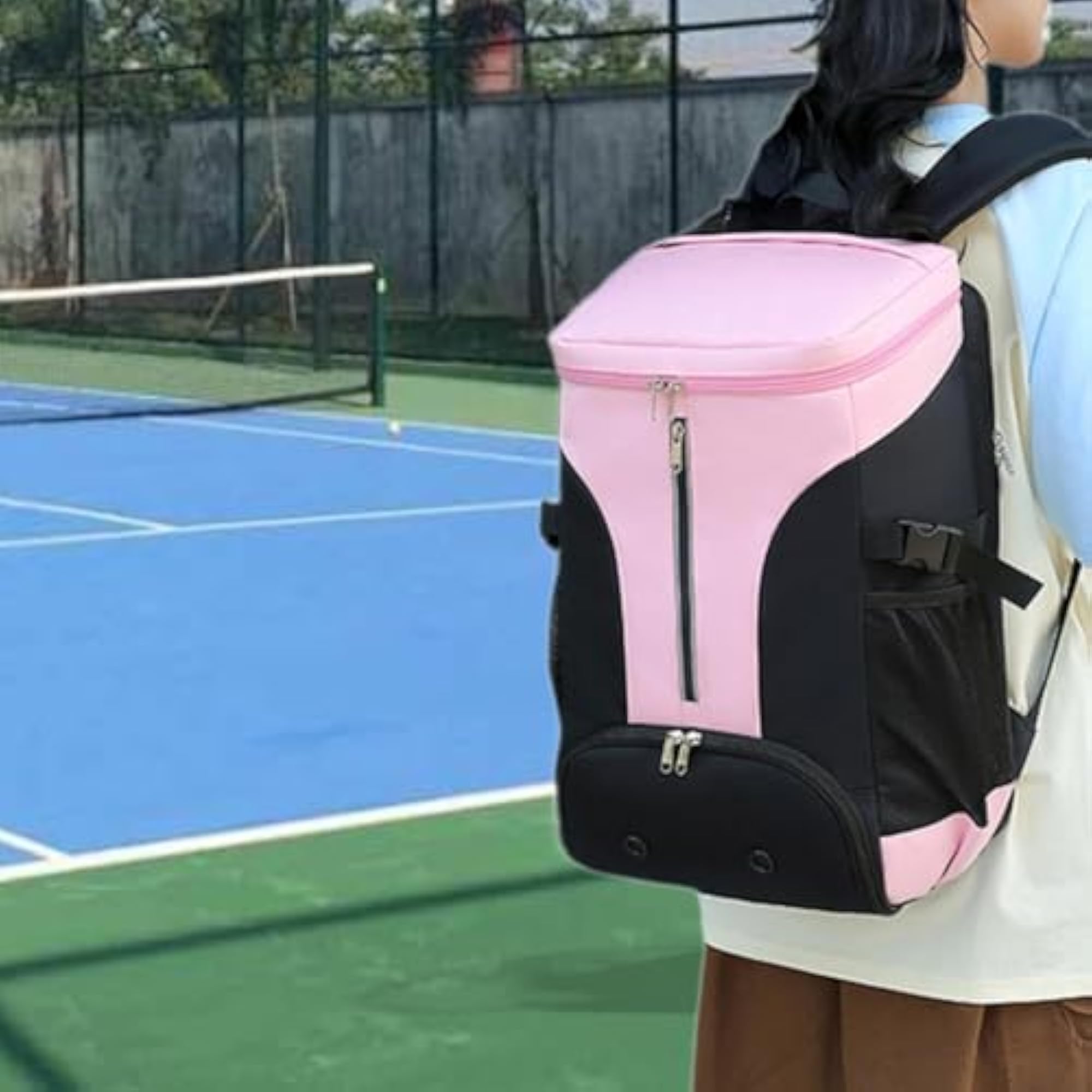 Badminton Backpack with Shoes Pocket for Travel
