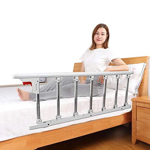 【RECINZIONE LETTO GRANDE PER ANZIANI】: connettori metallici, tubi orizzontali in lega di alluminio, base ispessita, super portante; saldatura manuale integrata, azienda di saldatura; il trattamento arco liscio è più sicuro