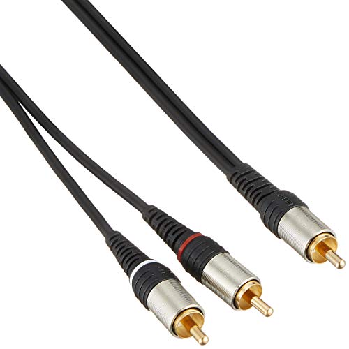 ELPA オーディオケーブル ピンプラグ2 2m AD-201