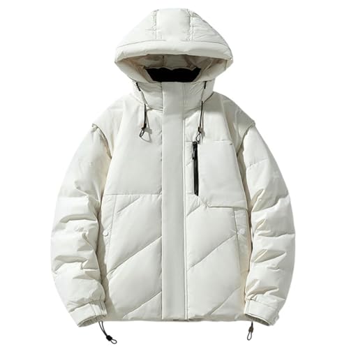 Manteau court pour couple contre le froid de l'hiver