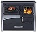 Produktbild EEK A Kaminofen mit Backfach und Herdplatte ABC Concept 2 Air Links Holzofen 11,6 kW Kamin Ofen Holz Werkstattofen Schwedenofen Hüttenofen Heizofen Holzofen