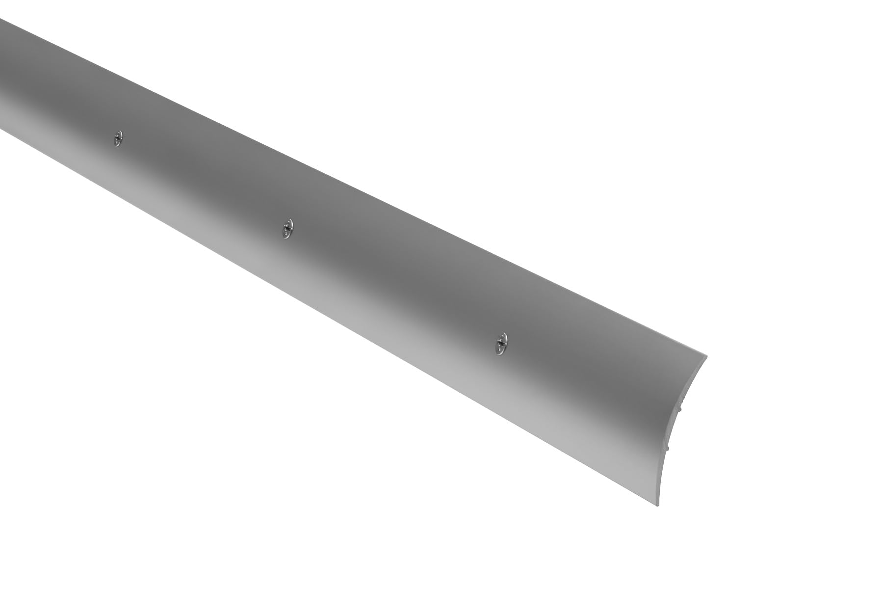 Übergangsprofil, SILBER zum Verschrauben, Länge 1m, Breite 40 mm, Made in Germany, Übergangsschiene Aluminium eloxiert, Übergangsleiste (silber, B: 40mm H: 4,6mm zum Schrauben)