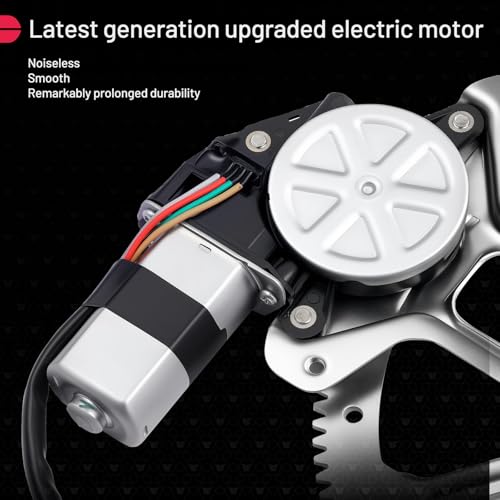 Image of BDFHYK 741-717 Power Window Regulator with Motor Front Left, Compatible with 1990-1993 Honda Accord