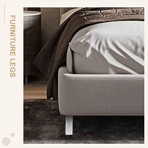 Patas de repuesto para muebles de metal: soporte firme y ajustable en pack de 4 5